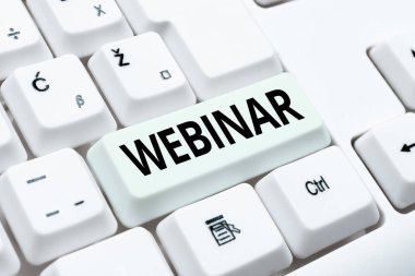 El yazısı Webinar. İnternet Oluşturma Çevrimiçi Sohbet Platformu Programı, Bilim Kurgu Roman Yazma Konulu Seminer veya diğer sunum türleri