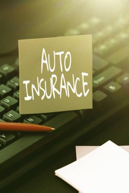 Oto Sigortayı gösteren metin işareti. Yeni Antivirüs Programı Kodları Geliştirme, Dosya Sistemi Düzenleme gibi finansal kayıplara karşı iş konsepti koruması