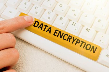 Veri Şifreleme 'yi göster. Elektronik verilerin şifrelenmesi için Kavramsal Fotoğraf Symmetrickey algoritması Soyut Yazma Lisansı Anlaşması, Çevrimiçi Referans Defteri Oluşturma