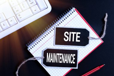 Metin Sitesi Bakımı yazılıyor. Web sitesini güncellenmiş çalıştırma ve hatasız yazma, yeni Fikirler Yazma ve İnternet Tarayıcılığı ve Önemli Notlar Alma konularında güvende tutan iş dünyası gösterisi