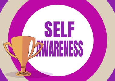 Kavramsal manşet: Kişisel farkındalık. Bir kişinin bilinç durumu ya da olaylar üzerine yazılmış bir söz Büyük Boşluk Arkaplanı Çizen Rekabet Ödülü.