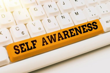 Kavramsal farkındalık göstergesi. İş kavramı bir kişinin bir duruma ya da olaya karşı bilincinin açık olması Çevrimiçi Turist Rehberi Yazması, İnternet Fikirleri ve Tasarımları Araması