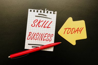 Kavramsal Başlık Yetenek İşi. Yeni Parlak Fikirler Düşünerek Yaratıcılık ve İlham Verme Girişimi Entelektüel uzmanlığını yönetme yeteneği