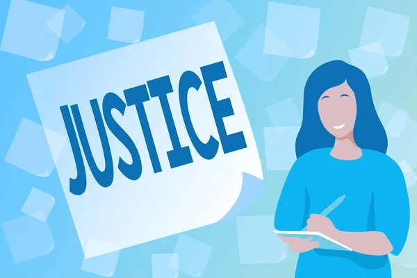 Kavramsal adalet gösterisi. Yeni Öğrenci Çalışma Kitaplarını Yazmak, Çevrimiçi Ebook Oluşturmak ve Yayınlamak — Stok fotoğraf