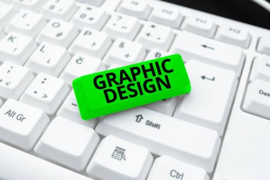 Grafik Tasarımı gösteren metin işareti. İnternet Konsepti sanatı ya da resim ve metin birleştirme becerisi Online Shop Ögelerinin soyut Kayıt Listesi, Güncellenmiş İnternet Veri Düzenleme