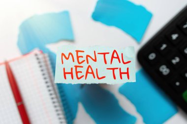 Ruh Sağlığını gösteren metin başlığı. Ticari fikir sahipleri, psikolojik durumlarını göz önünde bulundurarak, tek bir fikre odaklanarak, ana sorun kavramını çözmeye odaklanırlar.