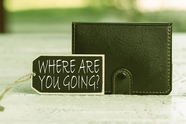 Nereye gidiyorsun sorusu gösterilen metin yazılıyor. İş vitrinleri birilerine açık hava rahatlama deneyimine ve fikirlere, kahvecinin bahçe tasarımlarına gideceği yeri sorar.