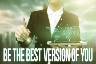 El yazısı senin en iyi versiyonun olsun. Bu kavram, Üniformalı Kadın Bekleme Tableti Yazma Fütüristik Teknolojileri 'nin geliştirildiği yerden uzaklaşmak anlamına geliyor..