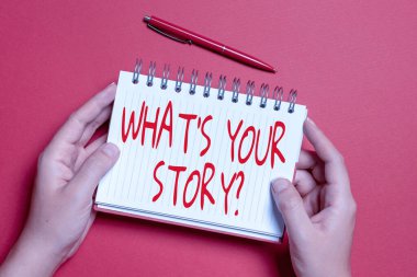 Hikaye sorunuzun konseptsel başlığı. İş konsepti, kişiye geçmiş yaşamdaki olayları sorar Yaratıcı Tasarımlar çizer Önemli Notlar alır Yeni Fikirler Planlar yapar