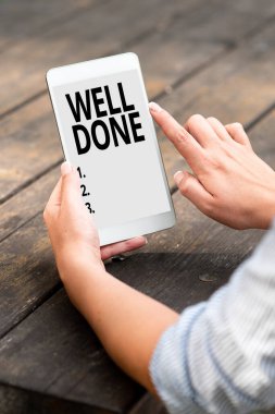 Kavramsal başlık aferin. İş genel görünümü, bir şey için övgü kişi veya grup kullanılan Ses ve Video Çağrı Yetenekleri Birlikte İnsanları Bağlama