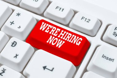 Yeniden işe aldığımız ilhamı gösteren bir metin. İşletme fuarı yakın zamanda birini işe aldı ya da özel bir iş yapması için birine para verdi Resim Anahtar Sözcük ve Açıklama, Sözcük Tanımı ve Anlamı