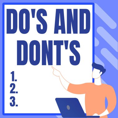 Yeni Bilgisayarlı Dosya Sistemi Oluşturan, Çevrimiçi Belgelendirmeleri Dolduran Bazı Eylemler ve Eylemlerle İlgili Do S ve Don 't S. İş Konsepti