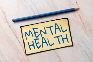 Ruh Sağlığı 'ndan ilham aldığını gösteren bir mesaj. İş dünyasındaki insanların psikolojik durumları, Yeni Fikir Taze Fikir, Yaratıcı İletişim Üretici Üretim Kalemi