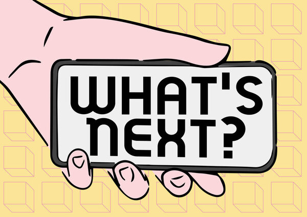 Текстовая подпись, представляющая следующий вопрос. Обзор бизнеса, в котором человека спрашивают о его предстоящих действиях или поведении..