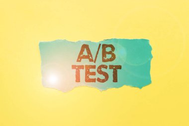El yazısı işareti A ya da B testi. Tüketicileri belirlemek için iş yaklaşım testi Eleştirel Düşünme Bulma İpuçları Arasında Veri Toplayan Soruları Cevaplayan Yeteneği tercih ediyor