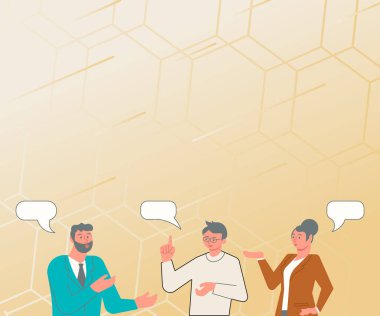 Ortaklar Sohbet Binası Yetenek Geliştirme için Yeni Harika Fikirler İmajı. Çalışma Bilgilerini Geliştirmek İçin Eski İnanılmaz Düşünceler Çizen Takım Arkadaşı.