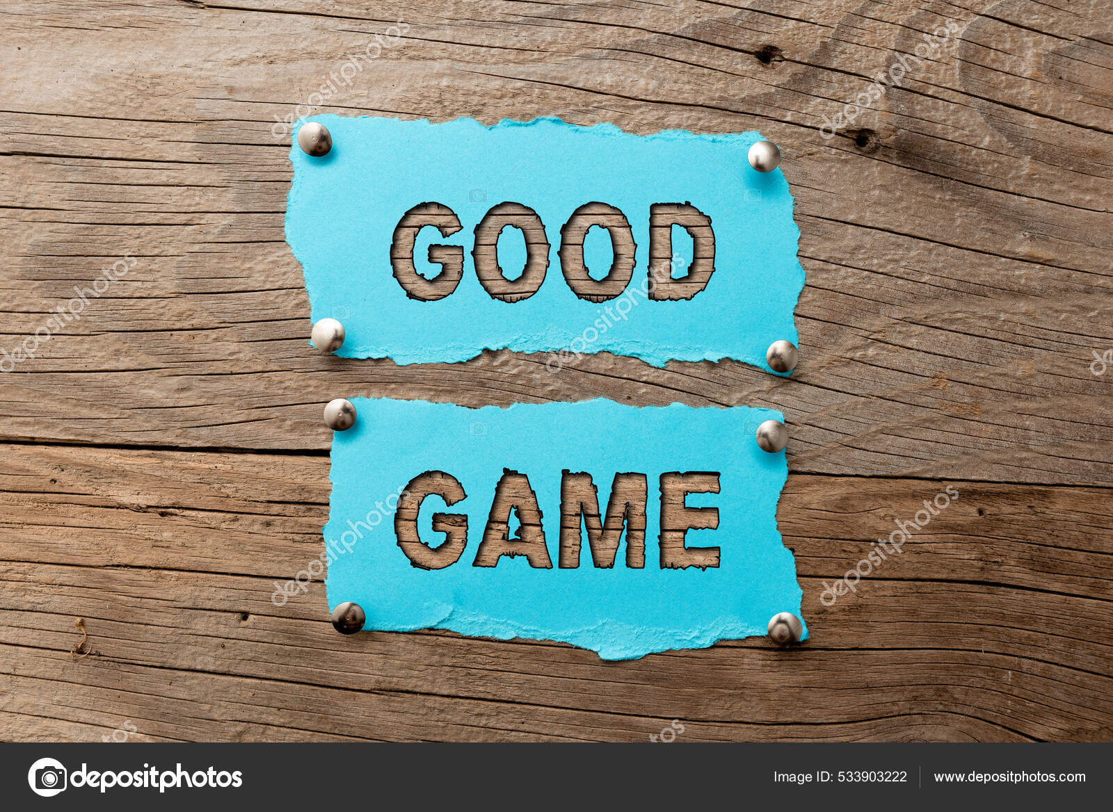 Conceptual hand writing showing Good Game. Concept meaning term