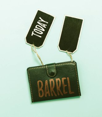 Kavramsal manşet Barrel. Boş Etiket Koleksiyonu, Bilgi Etiketi İfadesi İşareti İle Bağlı Kavramsal Fotoğraf Silindirik kabı