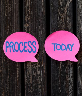 Kavramsal gösterim süreci. Standart prosedürler üzerine yeni parlak fikirlerin yaratıcılığı ve ilhamı yenileyeceğini düşünen belirli bir iş kuralları sisteminin nasıl idare edileceği üzerine yazılmış sözcük