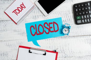 El yazısı tabelası kapandı. İş yaklaşımı sona erdi ve bu nedenle daha fazla tartışılamaz Yeni İş Planlama ve Araştırma Fikirleri Üretken Zaman Yönetimi