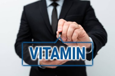 Kavramsal vitamin gösterimi. Normal büyüme için şart olan organik bileşikler grubuna yazılan sözcük Yeni Teknoloji Fikirleri Sunar Teknolojik Gelişmeyi Tartışır
