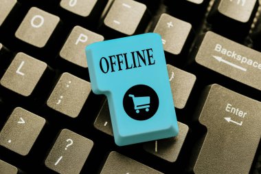 Kavramsal görüntü çevrimdışı. Yeni İş Mesajı Yazma, Piyasa Stratejileri Yazma, Yeni İş Mesajı Yazma veya Dış Ağ 'a doğrudan bağlanmamış iş genel görünümü