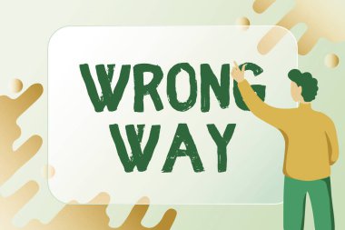 El yazısı yanlış yönde. Kavram, uygun olmayan ya da istenmeyen bir davranış ya da yön alarak, Yeni E- posta Yazarak, Çevrimiçi Davet Listeleri oluşturarak,