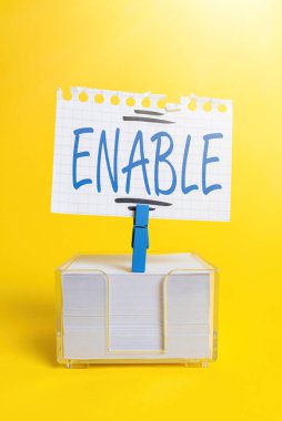 Ekranı Etkinleştir işareti. İş yaklaşımı birine ya da bir şeye Renkli Fikir Sunumu yapma yetkisi ya da aracı verir Taze Düşünceleri Görüntüleme Mesajı Gönderme