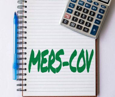 Mers Cov 'a ilham veren bir metin. İş konsepti viral solunum hastalığı ilk olarak Suudi Arabistan 'da bir hesap makinesi ve masa üzerinde bir kalemle boş spiral defter rapor etti..