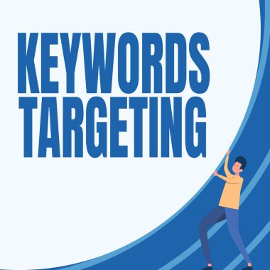 Anahtar Kelime Hedefleme sunan metin başlığı. İş vitrini Arama Motorları Yüksek Sıralamasında İlgili Sözcükleri Kullan Centilmen Çizimi Büyük Dairesel Nesne İterek.