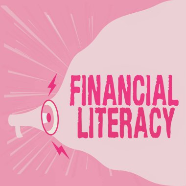 Mali Edebiyat 'ı gösteren bir yazı. İş fikri, paranın nasıl işlediği konusunda anlaşılır ve bilgilidir. Megafon çizimi Boş Bulut 'a Yeni Gürültülü Duyurular.