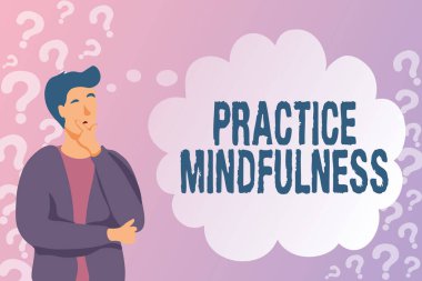 El yazısı metinleri. Farkındalık Çalışması. İş konsepti, günlük günlük dergi girişini kaydeden, daktilo eden ve kayıt eden bir meditasyon biçimi olan Gevşeme Durumu elde etmeyi başarır