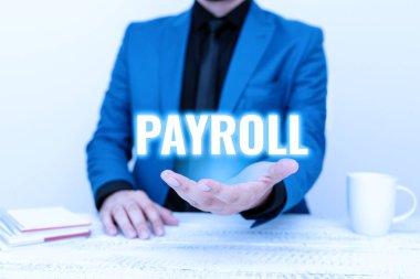 Metin Maaşları gösterimi yazılıyor. İş genel değerlendirmesi Toplam para şirketinin çalışanlarına ödediği maaş miktarı Önemli Fikir Sunumu ve Açıklaması İş Planı Tasarımı