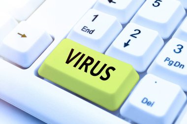 Kavramsal manşet virüsü. Protein ceketinde nükleik asit molekülü içeren bulaşıcı madde için kelime Yazı sonu Kullanıcı Lisansı Anlaşması, Yeni Ağ Parolası Yazılıyor