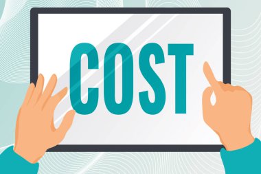 El yazısı masrafı. İş fikri. Satın aldığınız ya da işe aldığınız bir ürün için genellikle ödenen miktar. Tablet Çizim Çizimi Çizimi.