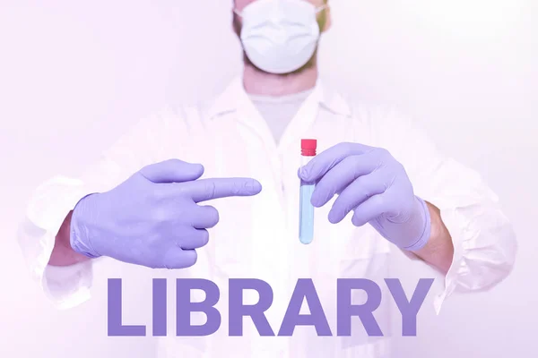 ライブラリを表示します。図書室を含む図書室を建設するための言葉｜医学系研究科・医学部医学科 — ストック写真