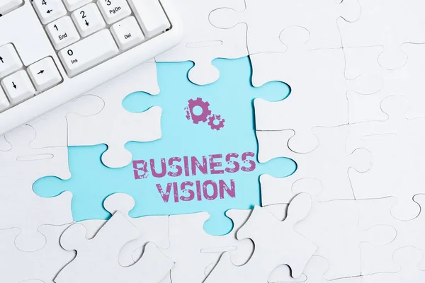 비즈니스 비전 (Business Vision) 은 비즈니스 비전의 준말이다. 컨셉이라는 것은 당신의 목표를 기반으로 미래에 사업을 성장시키는 것을 의미 합니다. — 스톡 사진