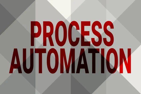 Conceptual display Process Automation. Conceptual photo Transformation Streamlined Robotic To avoid Redundancy Line Illustrated Backgrounds With Various Shapes And Colours. — Stock Photo, Image