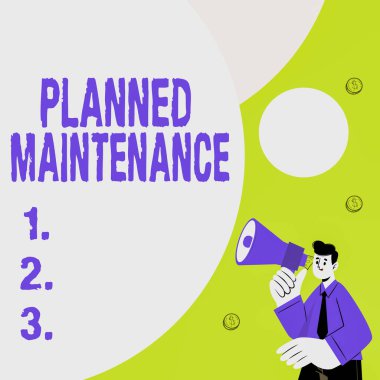 El yazısı tabelası, Bakım Planlama. Düzenli olarak Yapılacak İş Konsepti Kontrolleri Farklı Yazım Yöntemi, Klavye Veri İşleme Şeklinin Görünümü Özeti