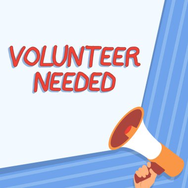 Gönüllü yazıcı aranıyor. İnternet kavramı ücret ya da tazminat almadan iş yapmak için yardımcı arıyor El Tutma Megafonu Harika Duyurusu.