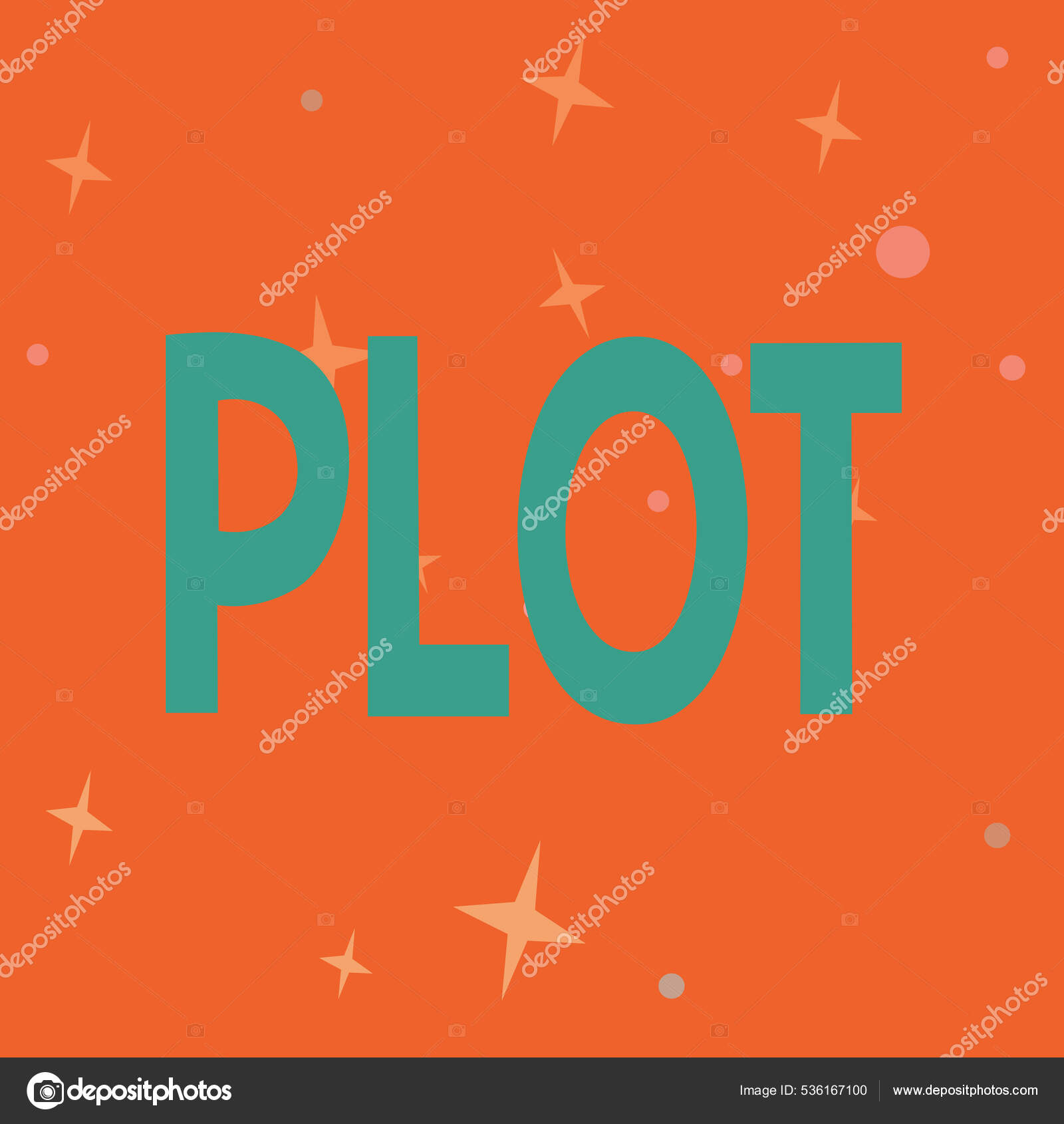Text sign showing Plot. Word Written on sequence of events ...