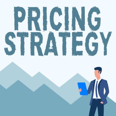 Kavramsal manşet fiyatlandırma stratejisi. İşletme vitrini, satılan veya pazarlanan tek elli adam için kârlılığı maksimum seviyeye çıkardı..