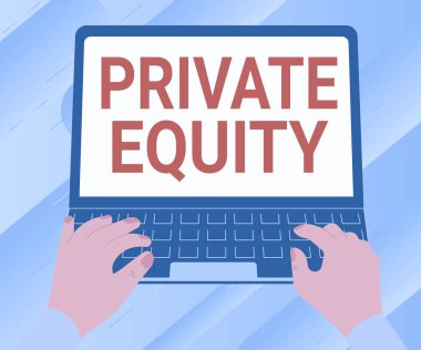 El yazısı Er Equity. Bilgisayarda Fikirler İçin Çalışan Meşgul Elin Resmedilmesi alenen satılmayan fonlardan oluşan kavramsal fotoğraf sınırlı ortaklıkları.