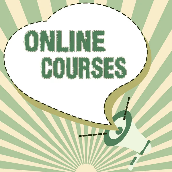 Çevrimiçi kursları gösteren bir ilham kaynağı. Yüksek Sesli Megafon Hoparlörünün İnternet Fotoğrafı ile Yeni Duyurular Yapan Eğitimle İlgili Sözler