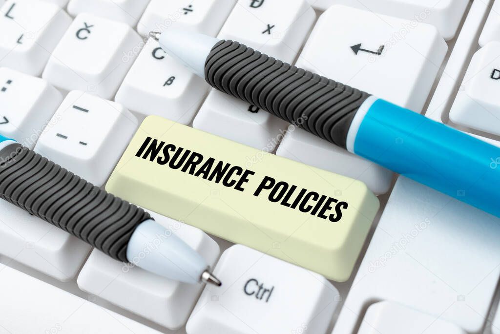 Conceptual display Insurance Policies. Business showcase Documented Standard Form Contract Financial Reimbursement Typing Online Member Name Lists, Creating New Worksheet Files