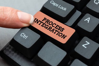 Süreç Bütünleşmesini gösteren metin işareti. Eski Çevrimiçi Yazıların Yeniden Oluşturulması, Önceki Veri Kopyalarının Oluşturulması, Sistem Hizmetleri ve Bilgi Soyut Bağlantılarının İş Genel Görünümü