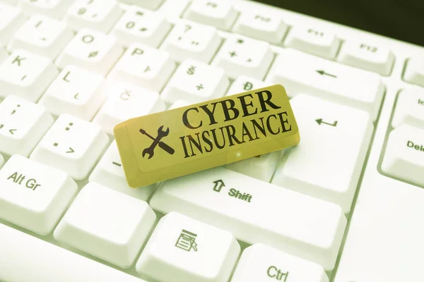 사이버 보험 (Cyber Insurance) 의 약자이다. 콘셉트는 Internetbased risk Typing Employment Agreement Sample, Transcribing Online Talk Show Audio 로부터 회사를 보호하기 위한 배타적 인 계획을 의미 한다. — 스톡 사진