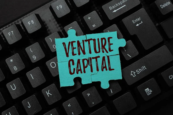 Χειρόγραφο κείμενο Venture Capital. Word Γράφει για τη χρηματοδότηση που παρέχονται από τις επιχειρήσεις σε μικρές πρώιμες στάδιο αυτά Ρύθμιση νέων σε απευθείας σύνδεση Blog Website, πληκτρολογώντας Σημαντικό περιεχόμενο στο Διαδίκτυο — Φωτογραφία Αρχείου