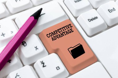 Rekabetçi Avantaj ilhamını gösteren bir metin. Şirketin Kıyısında Başka Bir İyimser İş Konumu Geliştirme Yeni İnteraktif Web Sitesi, Düzenleme Programı Kodları Sözcüğü