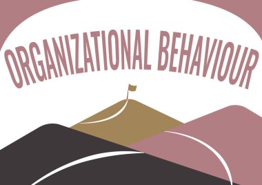 Kavramsal Başlık Organizasyonel Davranış. İnternet Konsepti, dağ sıraları arasındaki etkileşimi en üstte yükselen bayrağa götüren yol ile gösteren çalışma şeklidir..